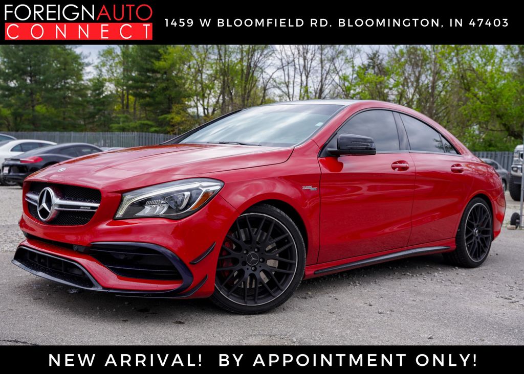 Jupiter Red 2019 Mercedes-Benz CLA AMG CLA 45 4MATIC Coupe All-Wheel Drive 7-Speed Automatic