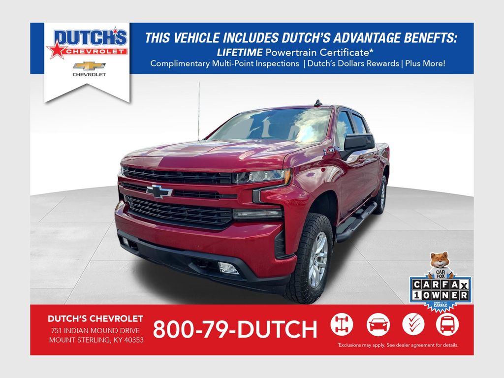 Cajun Red Tintcoat 2020 Chevrolet Silverado 1500 Pickup Truck Four-Wheel Drive 8-Speed Automatic