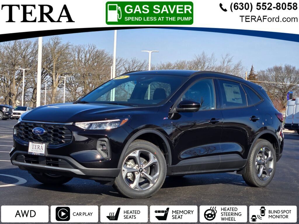 Agate Black Metallic 2026 Ford Escape ST-Line Select AWD SUV / Crossover All-Wheel Drive 8-Speed Automatic