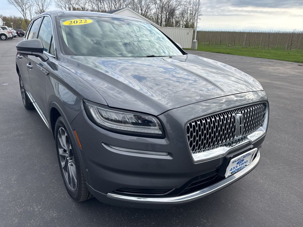 Gray Metallic 2022 Lincoln Nautilus Reserve AWD SUV / Crossover All-Wheel Drive 8-Speed Automatic