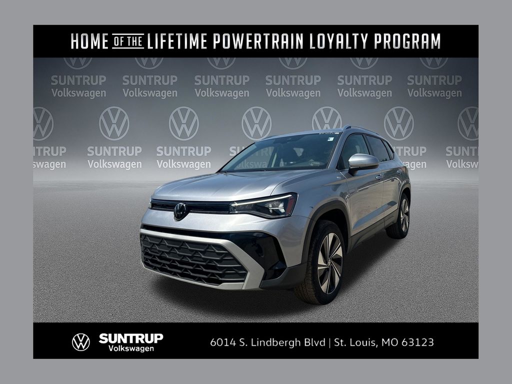 Pyrite Silver Metallic 2025 Volkswagen Taos SUV / Crossover All-Wheel Drive 8-Speed Automatic