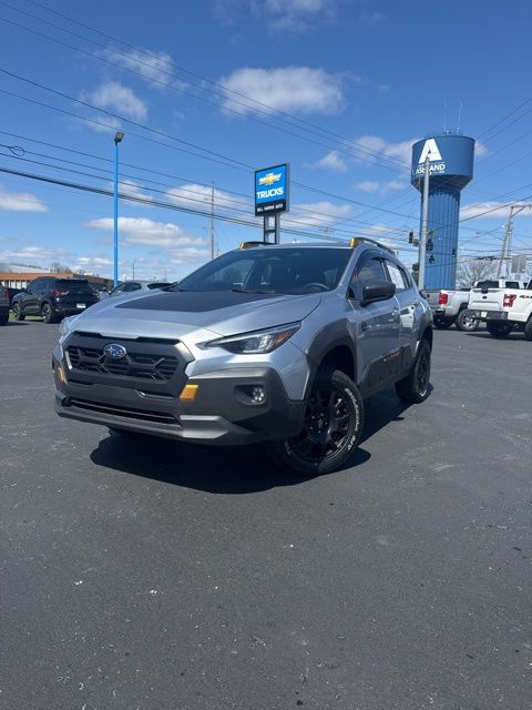 Ice Silver Metallic 2024 Subaru Crosstrek Wilderness AWD SUV / Crossover All-Wheel Drive Continuously Variable Transmission