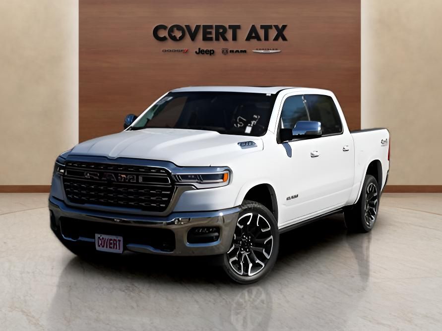 Bright White Clearcoat 2026 RAM 1500 Limited Crew Cab 4WD Pickup Truck Four-Wheel Drive 8-Speed Automatic