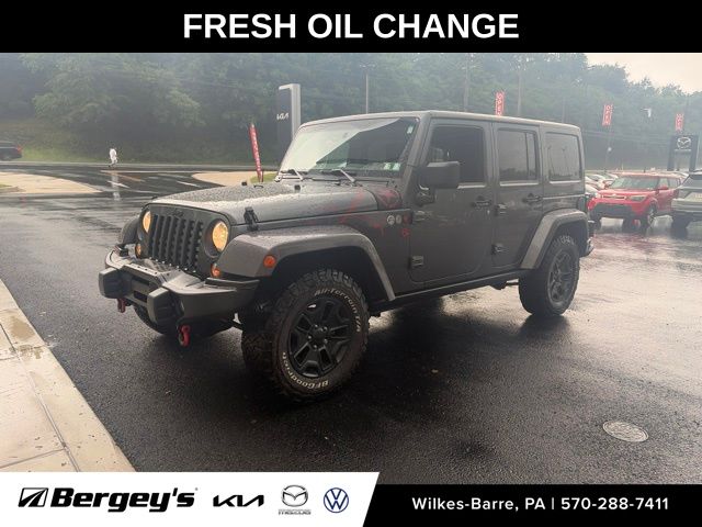 Gray (Granite Crystal Metallic Clearcoat) 2016 Jeep Wrangler SUV / Crossover Four-Wheel Drive 5-Speed Automatic