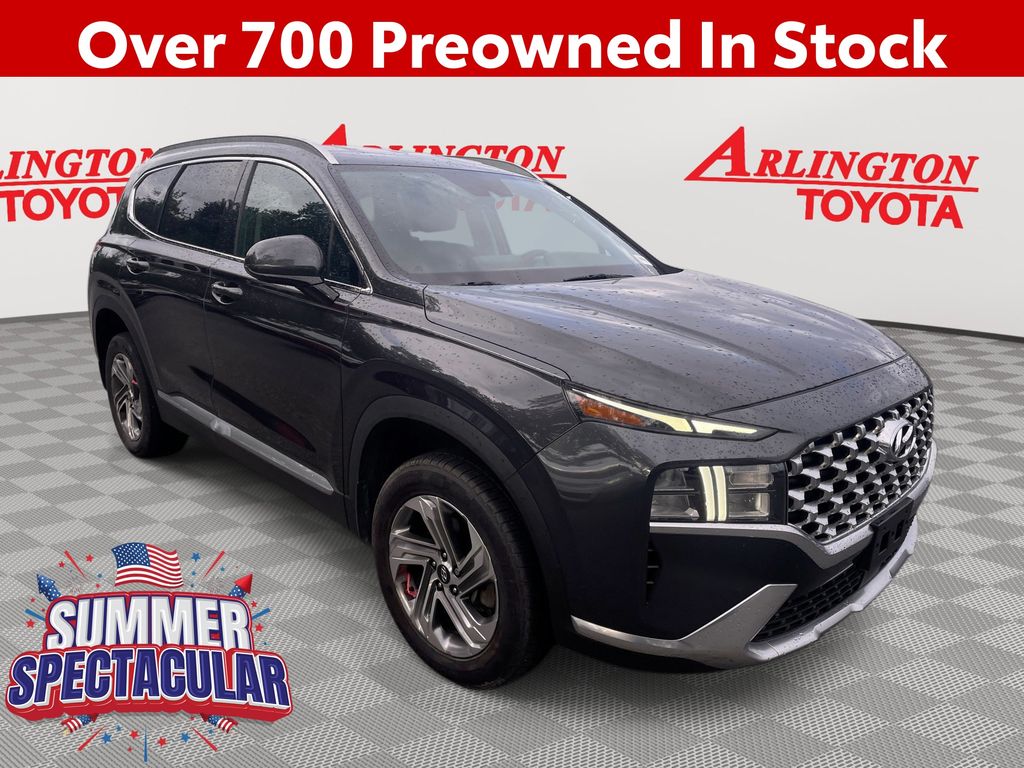 Portofino Gray 2021 Hyundai Santa Fe SUV / Crossover All-Wheel Drive 8-Speed Automatic