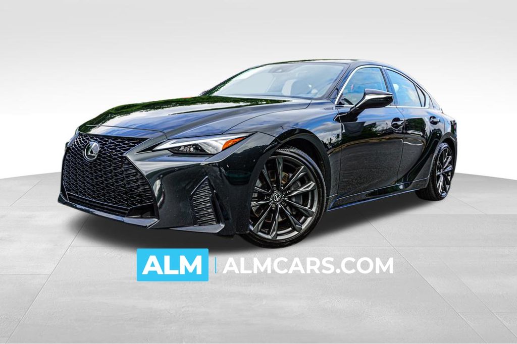 Black (Caviar) 2025 Lexus IS Sedan Rear-Wheel Drive 8-Speed Automatic