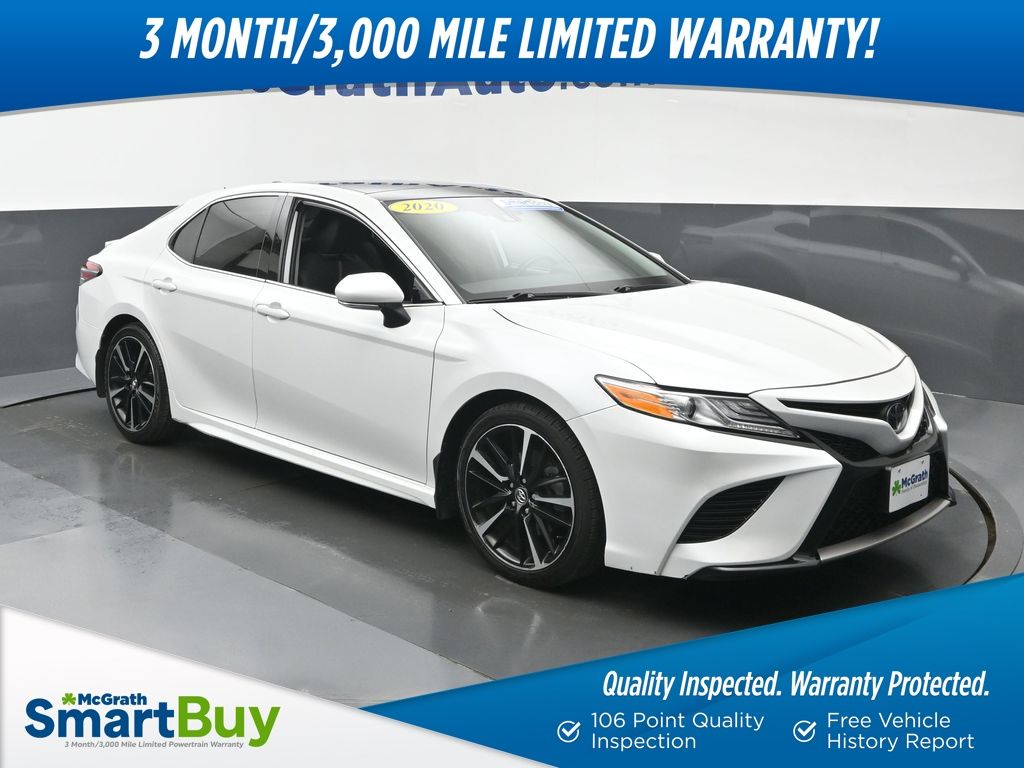 Pearl 2020 Toyota Camry Sedan Front-Wheel Drive 8-Speed Automatic