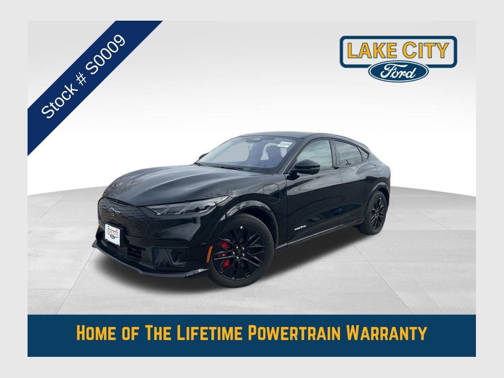 Shadow Black 2025 Ford Mustang Mach-E Premium AWD SUV / Crossover All-Wheel Drive Automatic