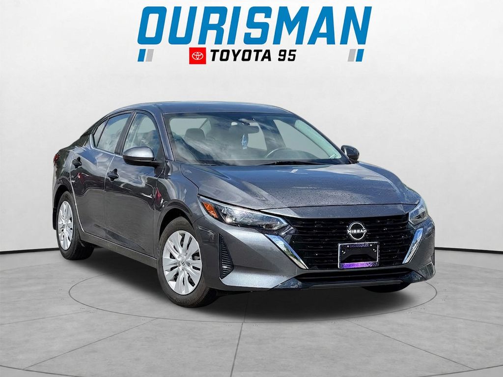 Gray (Gun Metallic) 2025 Nissan Sentra Sedan Front-Wheel Drive Continuously Variable Transmission