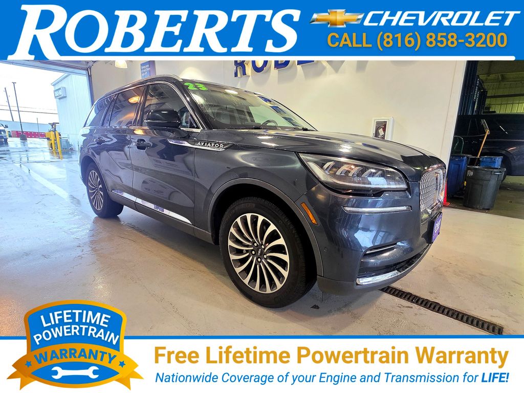 Blue Metallic 2023 Lincoln Aviator SUV / Crossover All-Wheel Drive Automatic