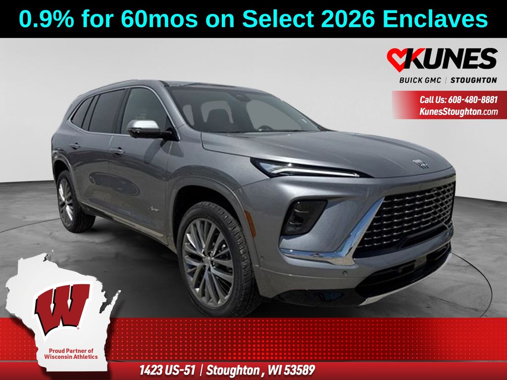 Moonstone Gray Metallic 2026 Buick Enclave SUV / Crossover Four-Wheel Drive 8-Speed Automatic