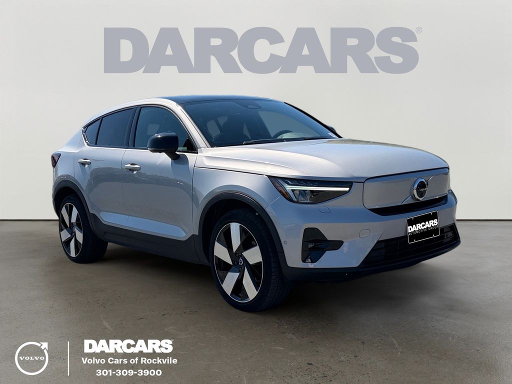 Silver 2023 Volvo C40 Recharge Twin Plus eAWD SUV / Crossover All-Wheel Drive 1-Speed Automatic