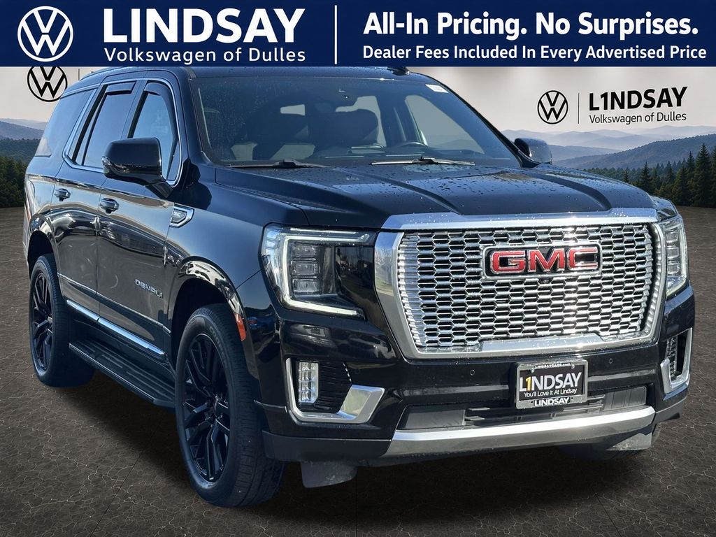 Onyx Black 2021 GMC Yukon SUV / Crossover Four-Wheel Drive 