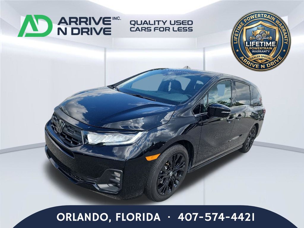 Crystal Black Pearl 2025 Honda Odyssey Minivan Front-Wheel Drive Automatic