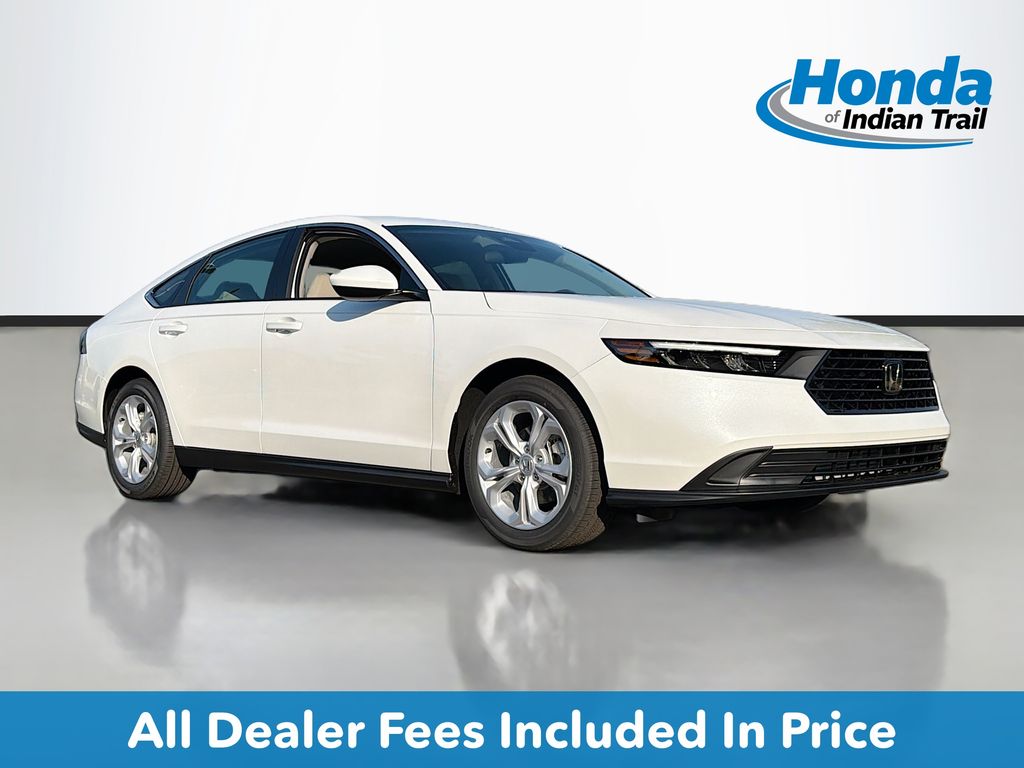 Platinum White Pearl 2026 Honda Accord Sedan Front-Wheel Drive Continuously Variable Transmission