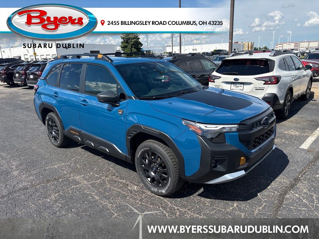 Geyser Blue 2026 Subaru Forester SUV / Crossover All-Wheel Drive Continuously Variable Transmission