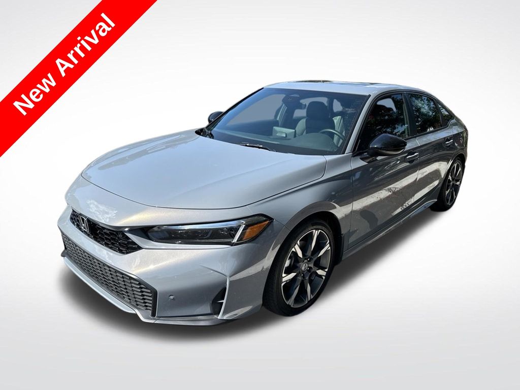 Sonic Gray Pearl 2026 Honda Civic Hybrid Sedan Front-Wheel Drive Continuously Variable Transmission