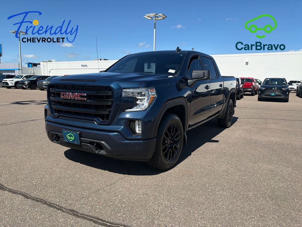 Blue 2020 GMC Sierra 1500 Pickup Truck Four-Wheel Drive Automatic