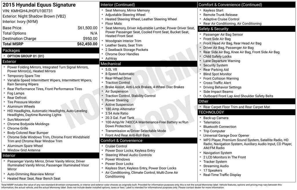 Used 2015 Gray Hyundai Signature image 9