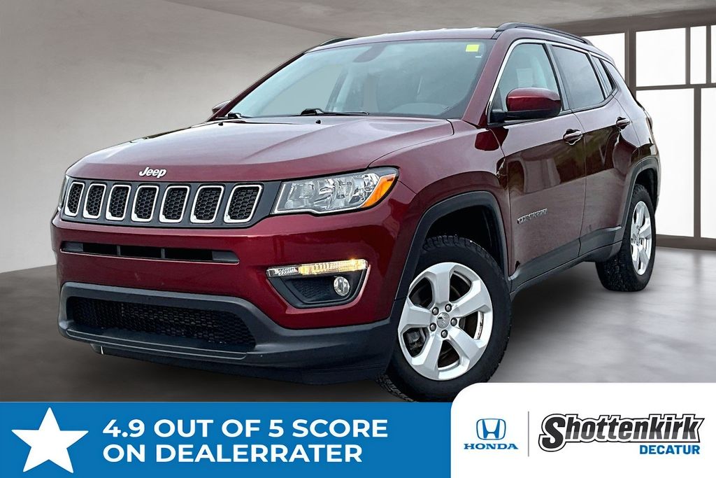 Velvet Red Pearlcoat 2021 Jeep Compass Latitude 4WD SUV / Crossover Four-Wheel Drive 9-Speed Automatic