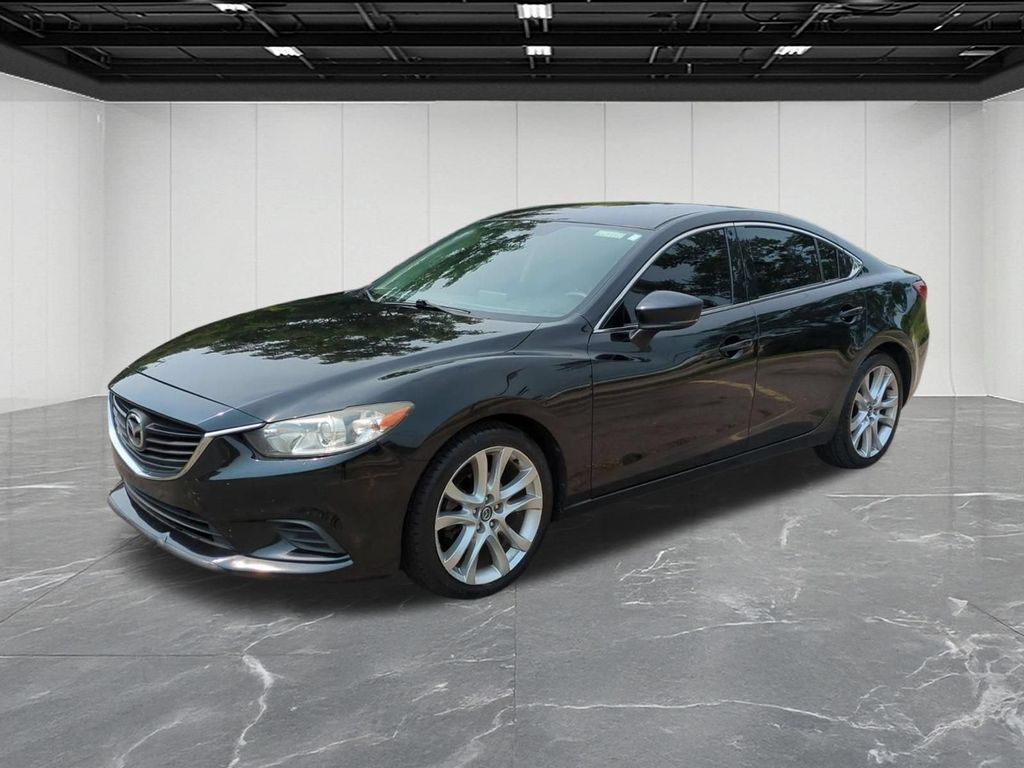 Jet Black 2017 Mazda MAZDA6 Sedan Front-Wheel Drive 6-Speed Automatic