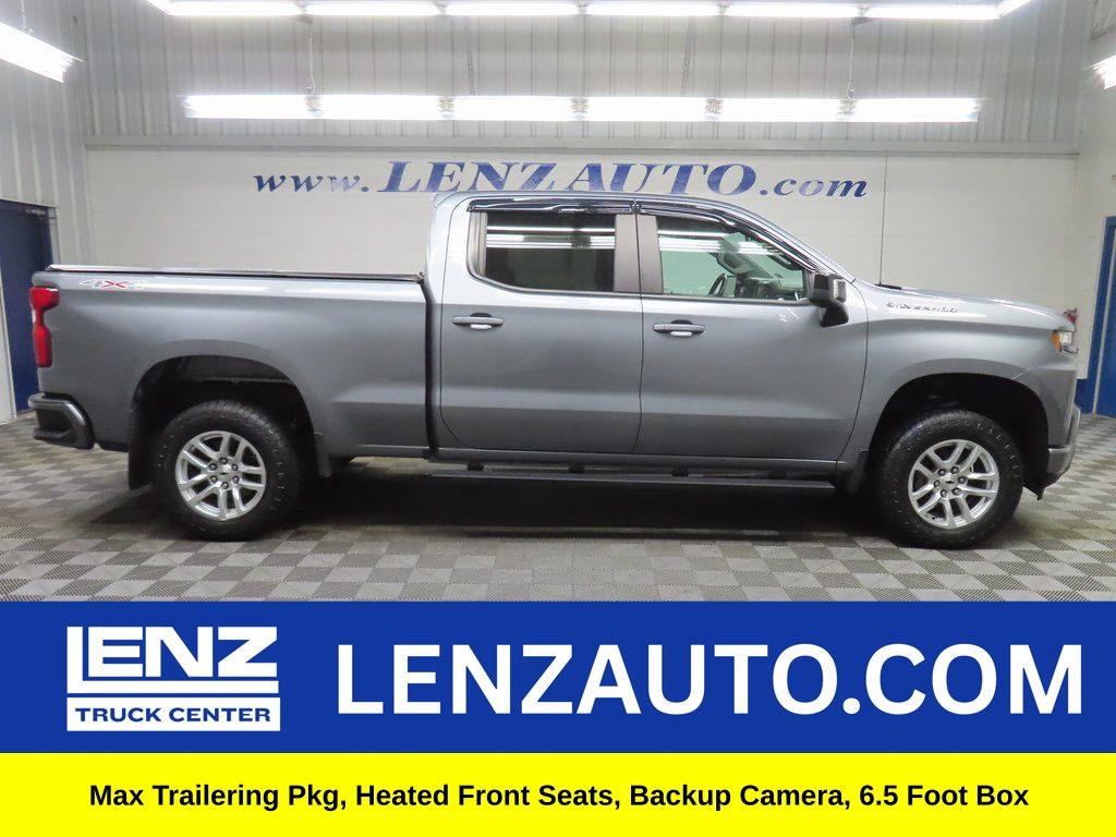 Gray (Satin Steel Metallic) 2021 Chevrolet Silverado 1500 Pickup Truck Four-Wheel Drive Automatic