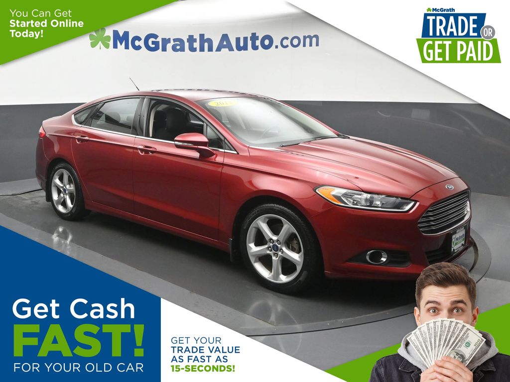 Ruby Red Metallic 2013 Ford Fusion Sedan Front-Wheel Drive 6-Speed Automatic