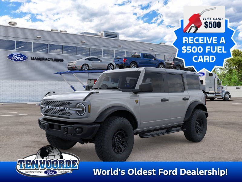 Avalanche Gray 2026 Ford Bronco SUV / Crossover Four-Wheel Drive Automatic