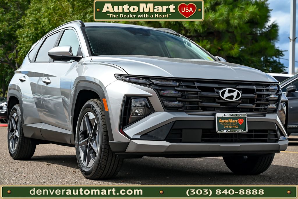 Shimmering Silver 2025 Hyundai Tucson SUV / Crossover All-Wheel Drive 8-Speed Automatic