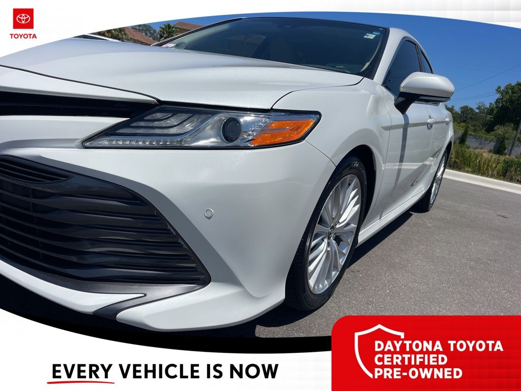 Certified 2018 Toyota Camry XLE with VIN 4T1BZ1HK9JU009134 for sale in Daytona Beach, FL