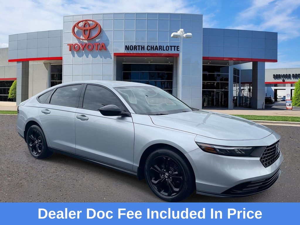Solar Silver Metallic 2025 Honda Accord Sedan Front-Wheel Drive Continuously Variable Transmission