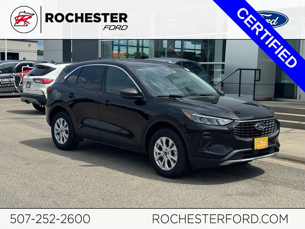 Agate Black Metallic 2024 Ford Escape SUV / Crossover All-Wheel Drive 8-Speed Automatic