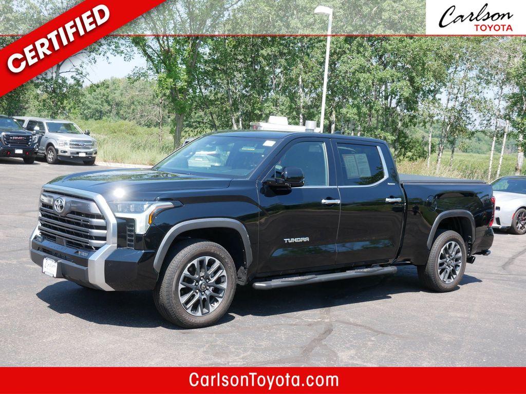 Midnight Black Metallic 2025 Toyota Tundra Pickup Truck Four-Wheel Drive Automatic