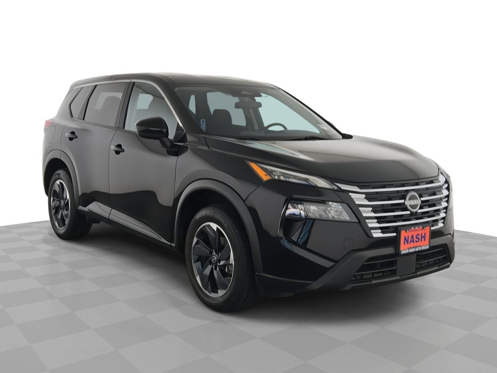 Super Black 2024 Nissan Rogue SV AWD SUV / Crossover All-Wheel Drive Continuously Variable Transmission