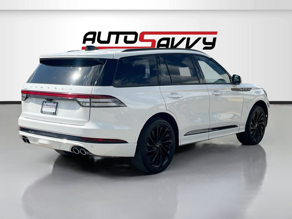 2025 Lincoln Aviator Reserve White at AutoSavvy Houston Southwest