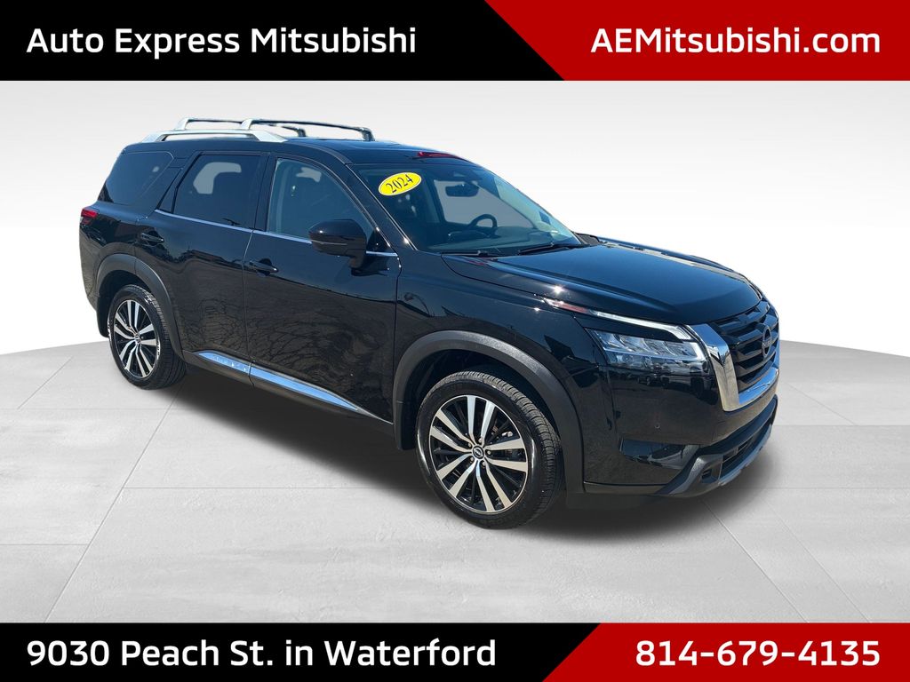 2024 Nissan Pathfinder Platinum Black at South Hills Kia