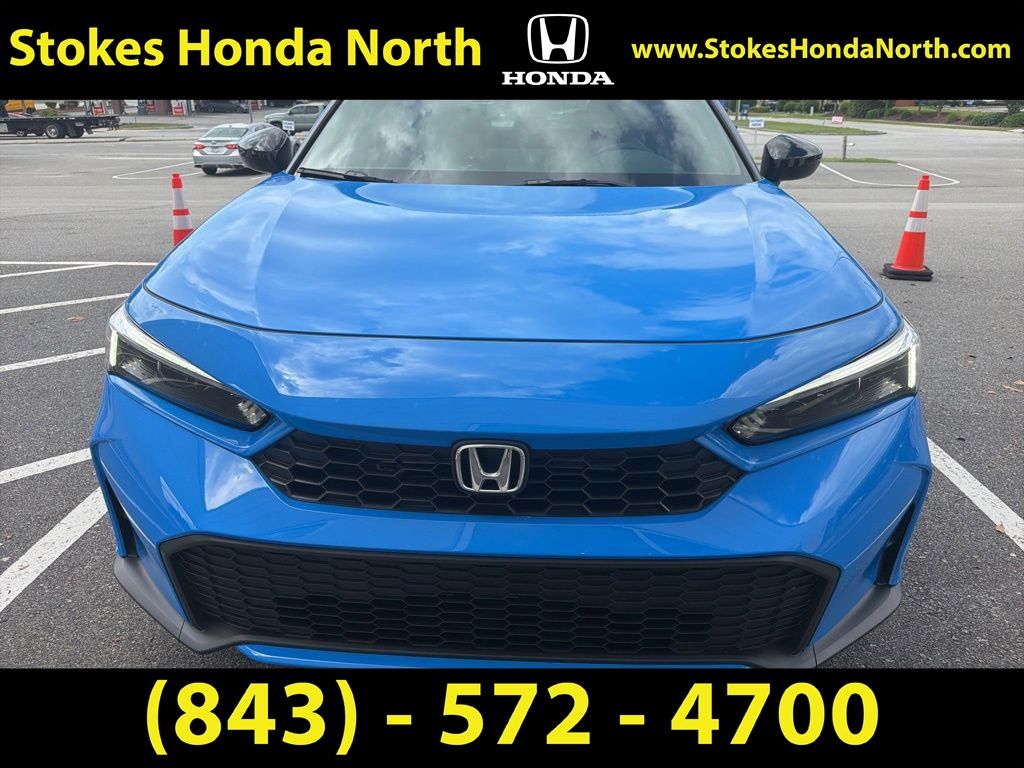 2025 Honda Civic Hybrid Sport Blue at Stokes Honda North