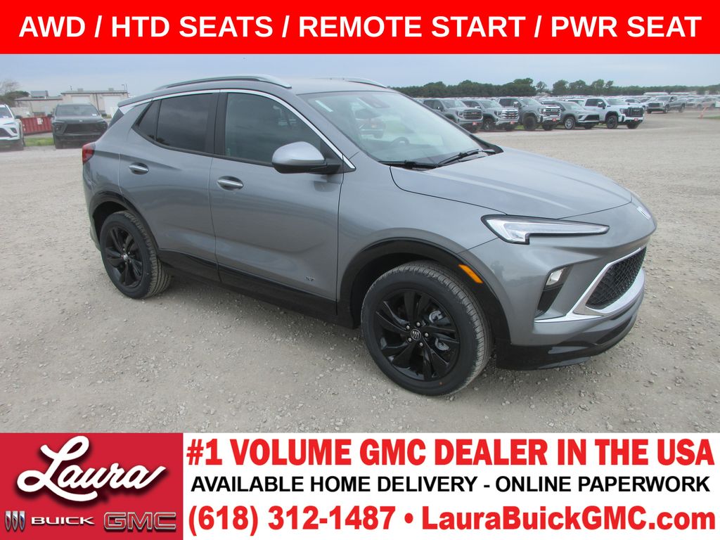 Moonstone Gray Metallic 2026 Buick Encore GX SUV / Crossover All-Wheel Drive 9-Speed Automatic