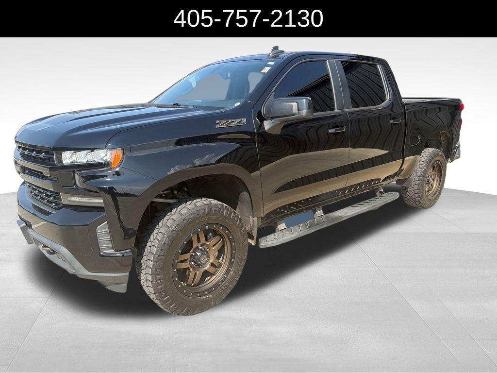 Black 2019 Chevrolet Silverado 1500 Pickup Truck Four-Wheel Drive 8-Speed Automatic