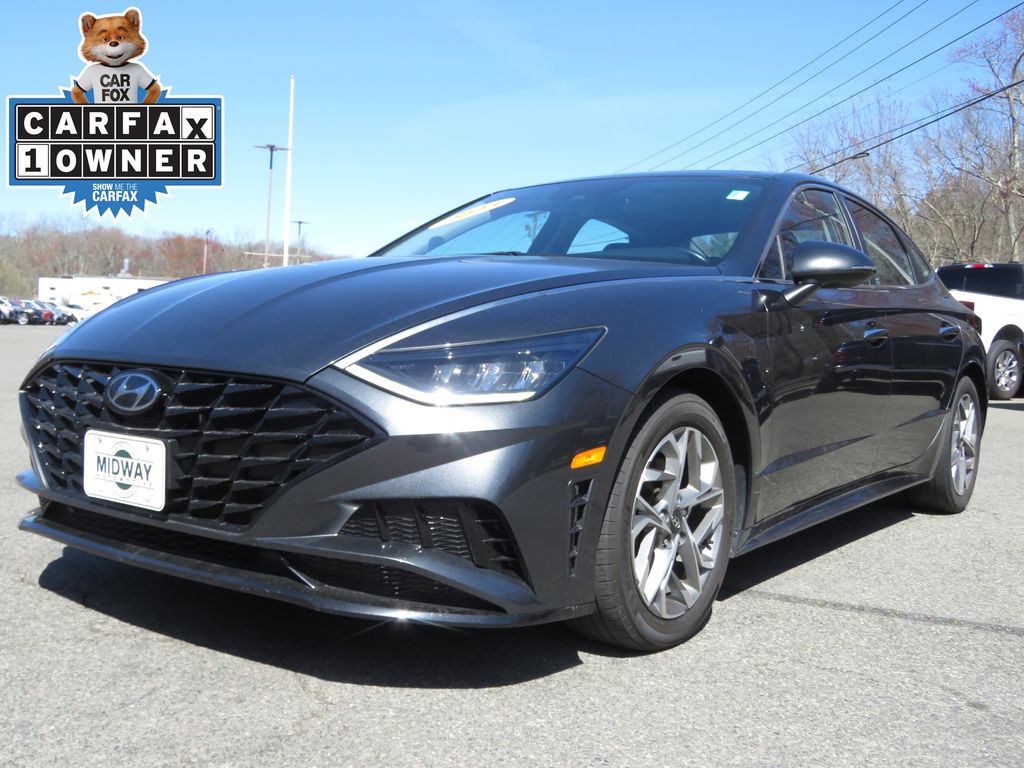 Portofino Gray 2023 Hyundai Sonata SEL FWD Sedan Front-Wheel Drive 8-Speed Automatic