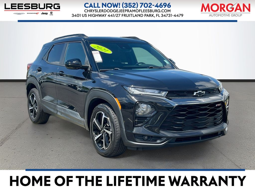 Black Metallic 2021 Chevrolet Trailblazer SUV / Crossover Front-Wheel Drive Continuously Variable Transmission