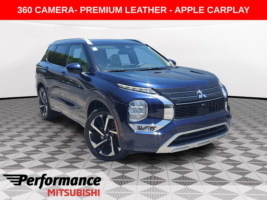 Cosmic Blue Metallic 2022 Mitsubishi Outlander SUV / Crossover Front-Wheel Drive Continuously Variable Transmission