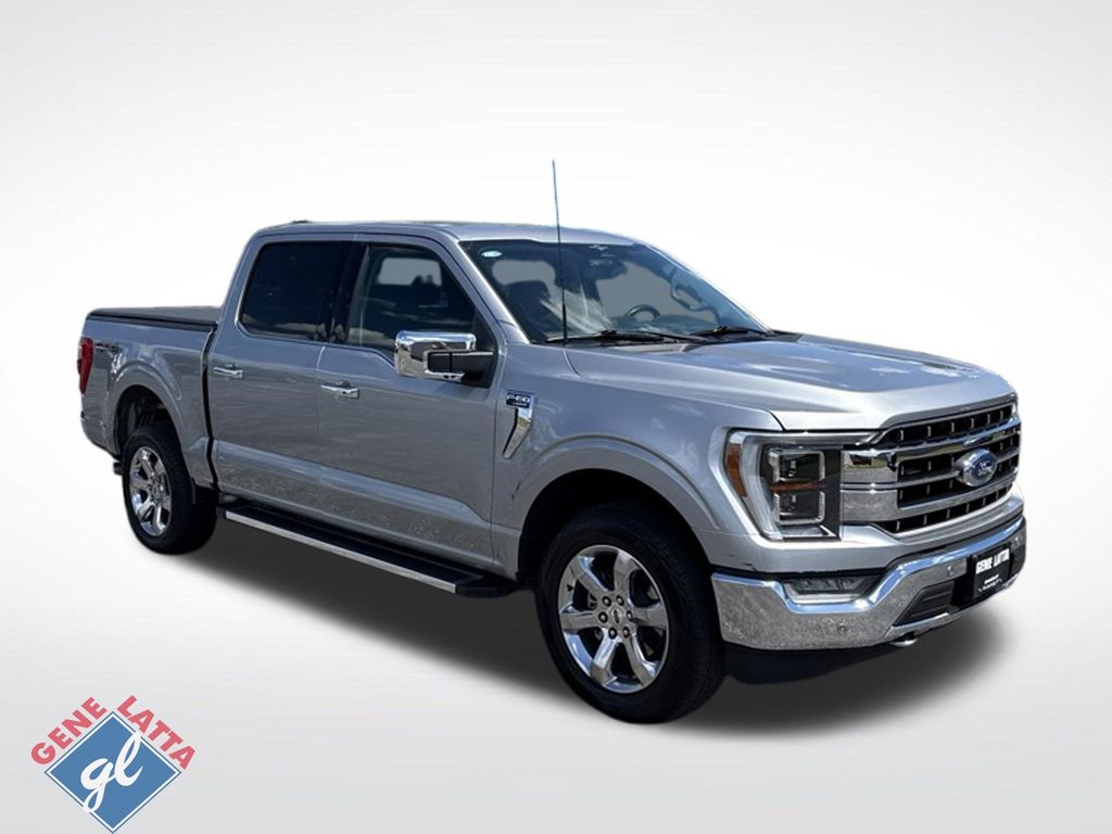 Iconic Silver Metallic 2023 Ford F-150 Pickup Truck Four-Wheel Drive Automatic