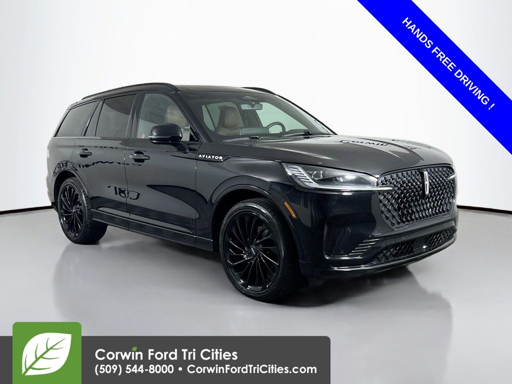 Infinite Black Metallic Clearcoat 2025 Lincoln Aviator Reserve AWD SUV / Crossover All-Wheel Drive Automatic