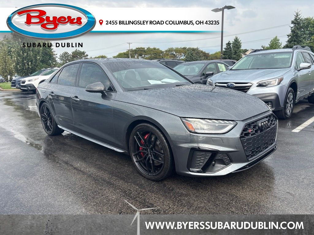 Daytona Gray Pearl 2021 Audi S4 Sedan All-Wheel Drive 8-Speed Automatic