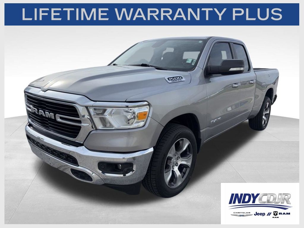 Billet Silver Metallic Clearcoat 2020 RAM 1500 Big Horn Quad Cab 4WD Pickup Truck Four-Wheel Drive 8-Speed Automatic