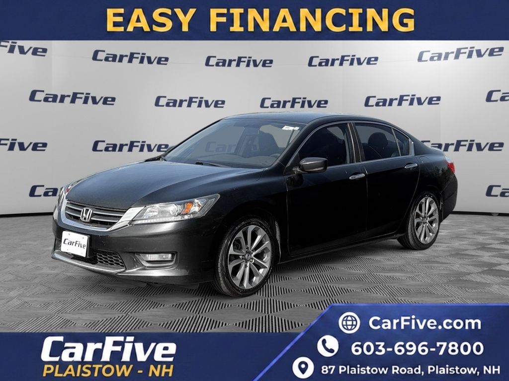 Black 2014 Honda Accord Sedan Front-Wheel Drive Continuously Variable Transmission