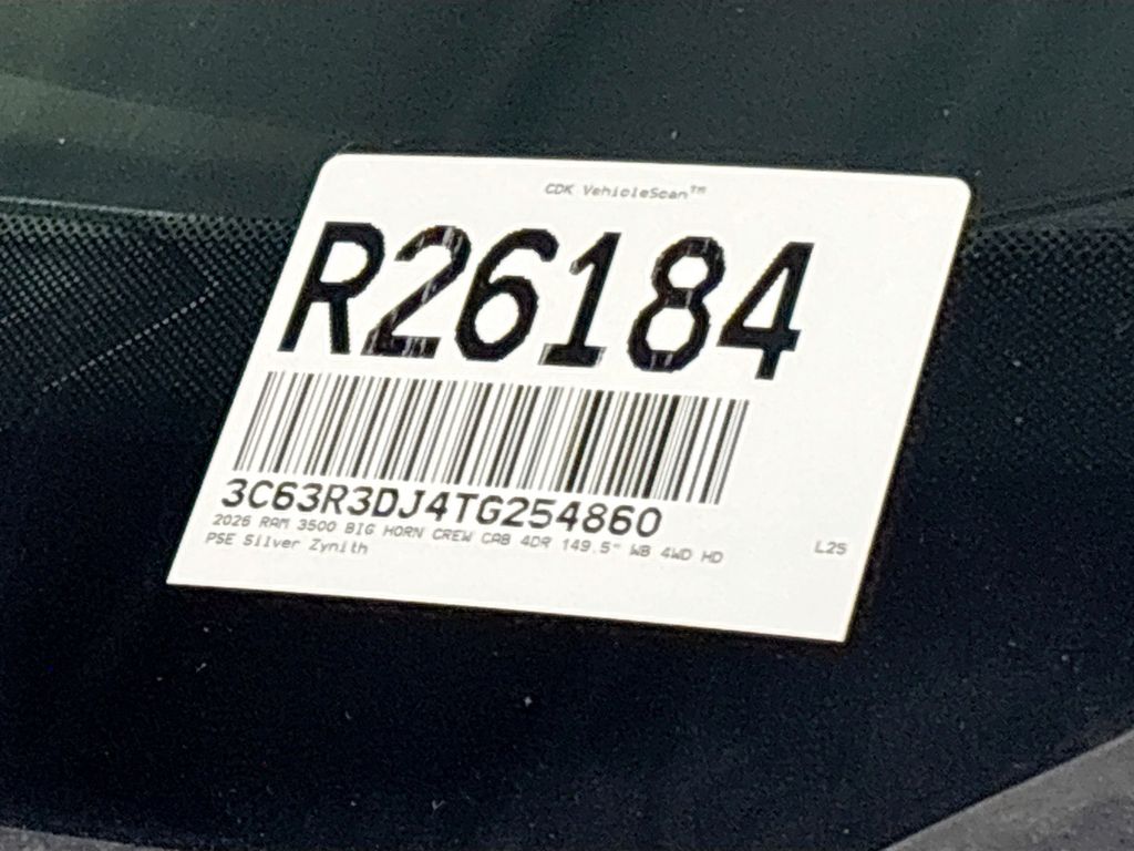 2026 Ram 3500 Big Horn