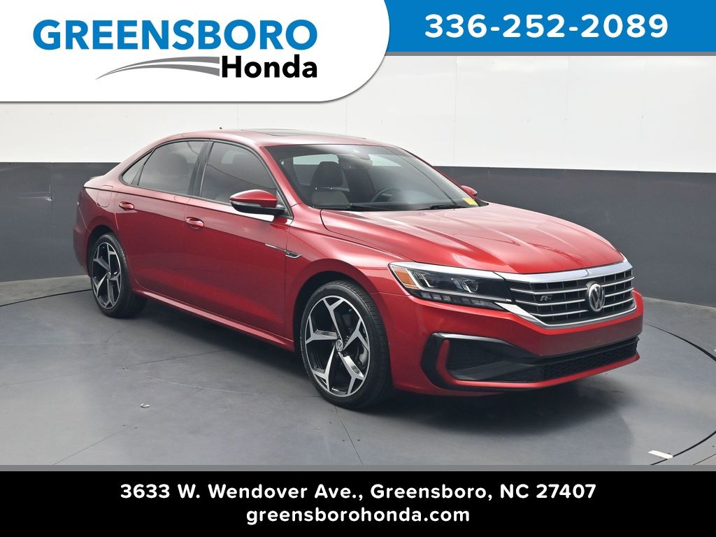 Aurora Red Metallic 2021 Volkswagen Passat Sedan Front-Wheel Drive 6-Speed Automatic