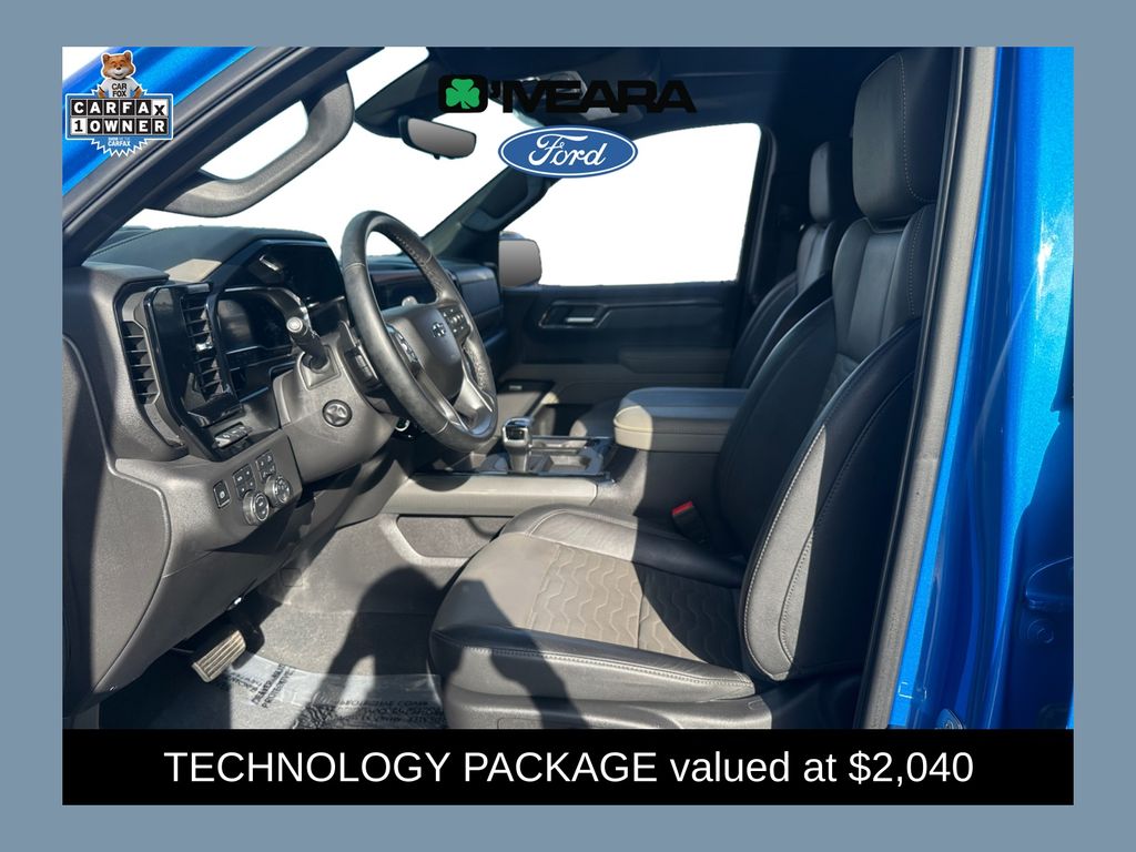 Riptide Blue Metallic 2025 Chevrolet Silverado 1500 Pickup Truck Four-Wheel Drive Automatic